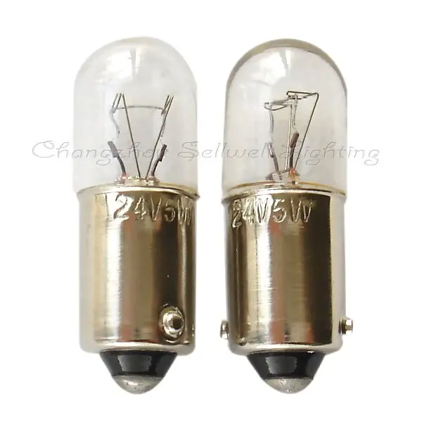 2024 24v 5w Ba9s T10x28 New!miniature Lamps Lighting A210