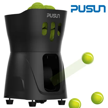 PT-Mini Tennis Ball Machine, Portable Tennis Ball Launcher Thrower for Beginner Training and Practise, Support App Control