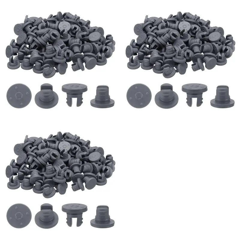 A84X-7.5 Mm/0.3 Inch Vials Rubber Stoppers, 600 Pcs Two Legs Butyl Rubber Bottle Stopper Self-Healing Injection Ports Seal