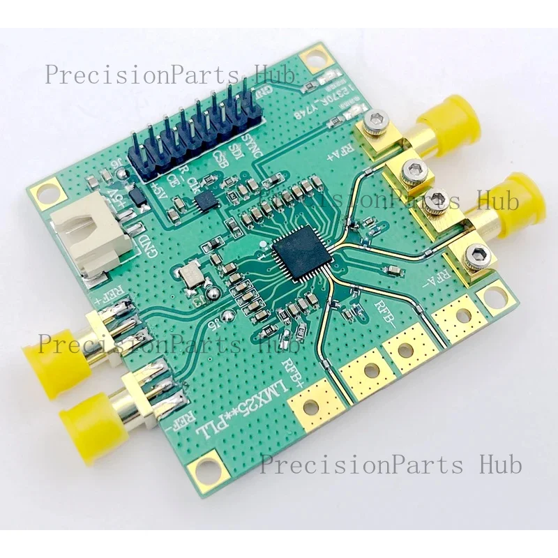 LMX2592 Frequency Source Module Phase Lock Loop Low Noise 10GHz Broadband Output Supports TFT Master Control