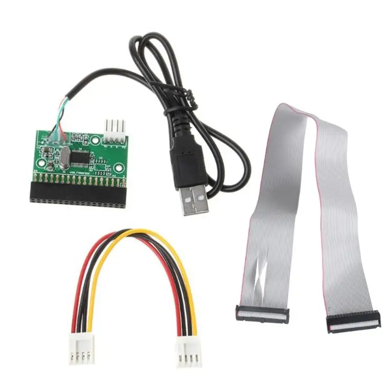 652F Floppy Disk Drive USB Adapter With 34Pin Connectors For IT Professionals