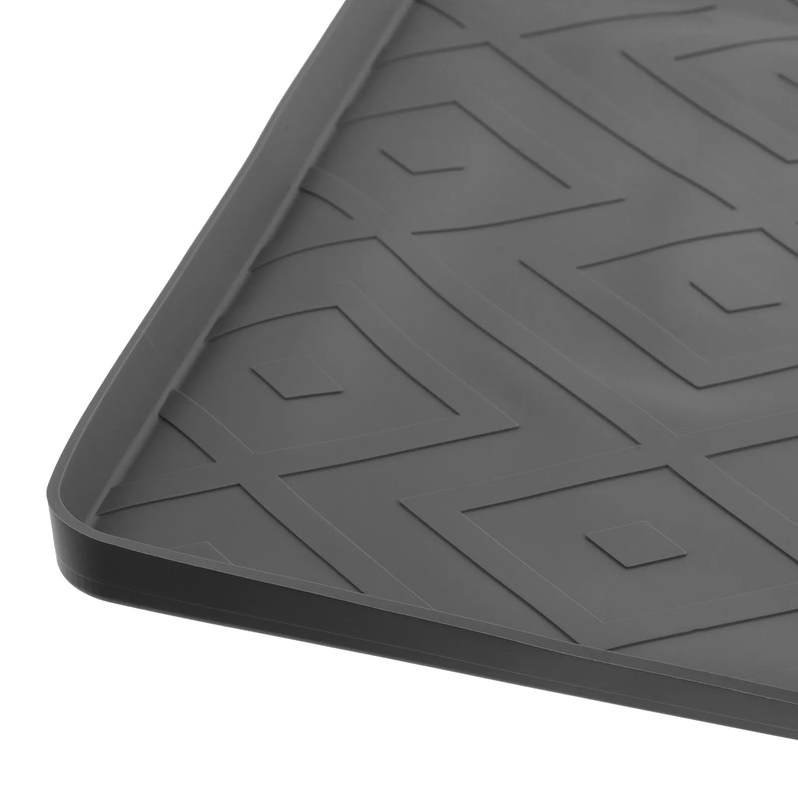 Mini Fridge Silicone Mat 20x20x0.2 Spill Proof Non Slip Drip Tray for Refrigerator Washing Machine Floor Protection