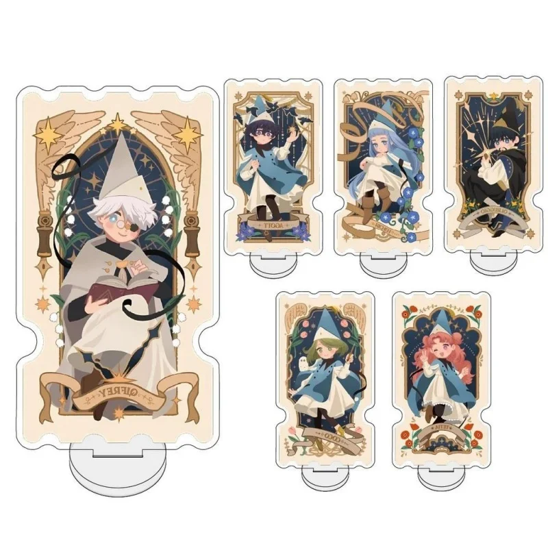 Witch Hat Atelier Coco Agott Tetia 15cm Acrylic Stand Keychain Comic Con Merchandise Student Backpack Decor Ornament