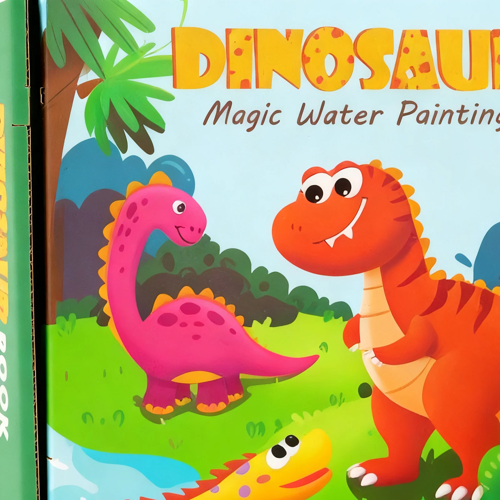كتاب ممارسة الألوان المائية ديناصور ورقة تلوين المصنف كتاب الطلاء المائي لصبي فتاة طالب طفل الفنان المبتدئين الشباب #3