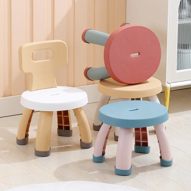 Rocking Child Chair Baby Plastic High Auxiliary Table Growing Childrens Schoolboy Chaise Enfant Children's Room Furniture