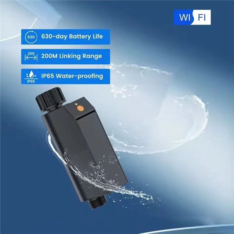 AT82-Garden Watering Timer Valve Tuya WIFI Smart Automatic Control System Remote Home Outdoor Irrigation EU