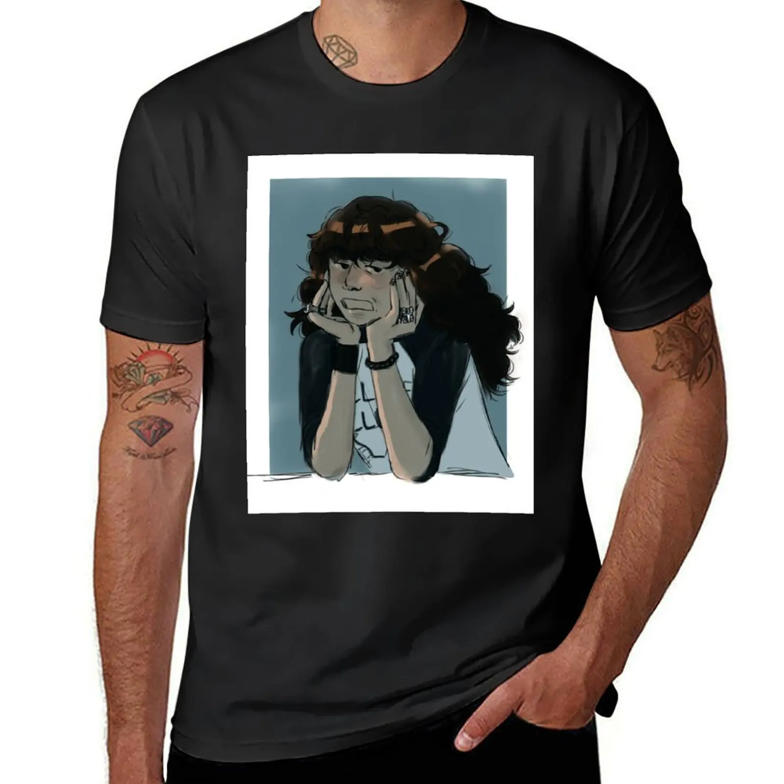 

Eddie Munson <3 T-Shirt aesthetic clothes boys whites mens workout shirts