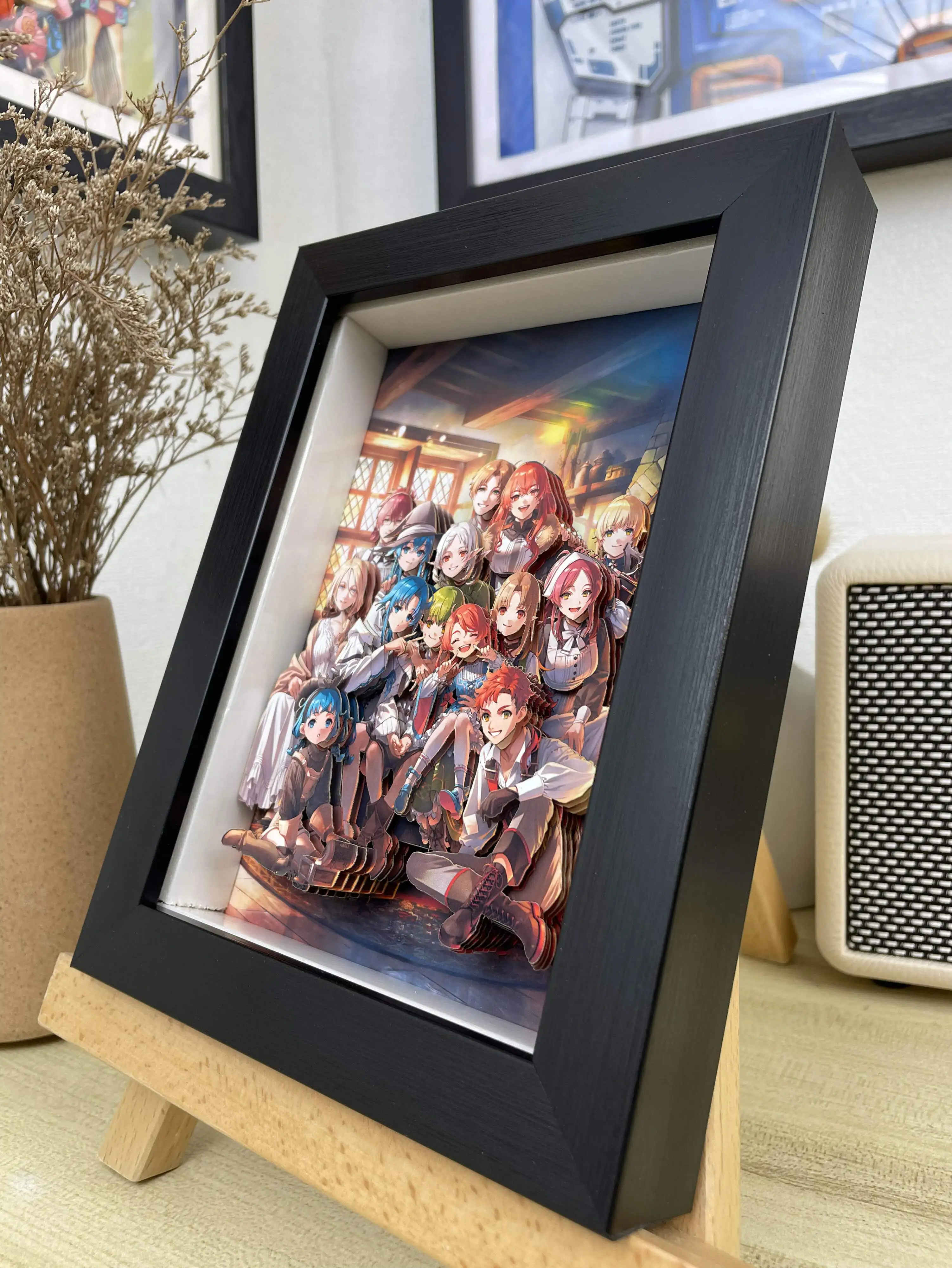 無職転生: 異世界行ったら本気だす 3D デコレーション ファンへのギフト アニメ装飾 誕生日プレゼント 男性 女性向け ユニークなコレクターズアイテム