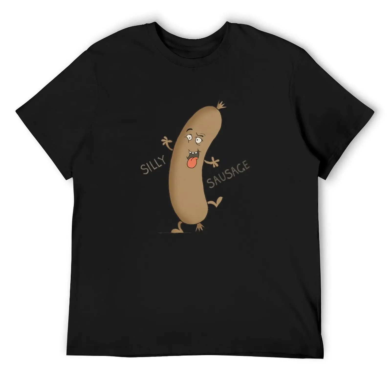 

Silly Sausage T-Shirt funny costumes luxury t-shirt graphic shirts tshirts personalised Men's clothing
