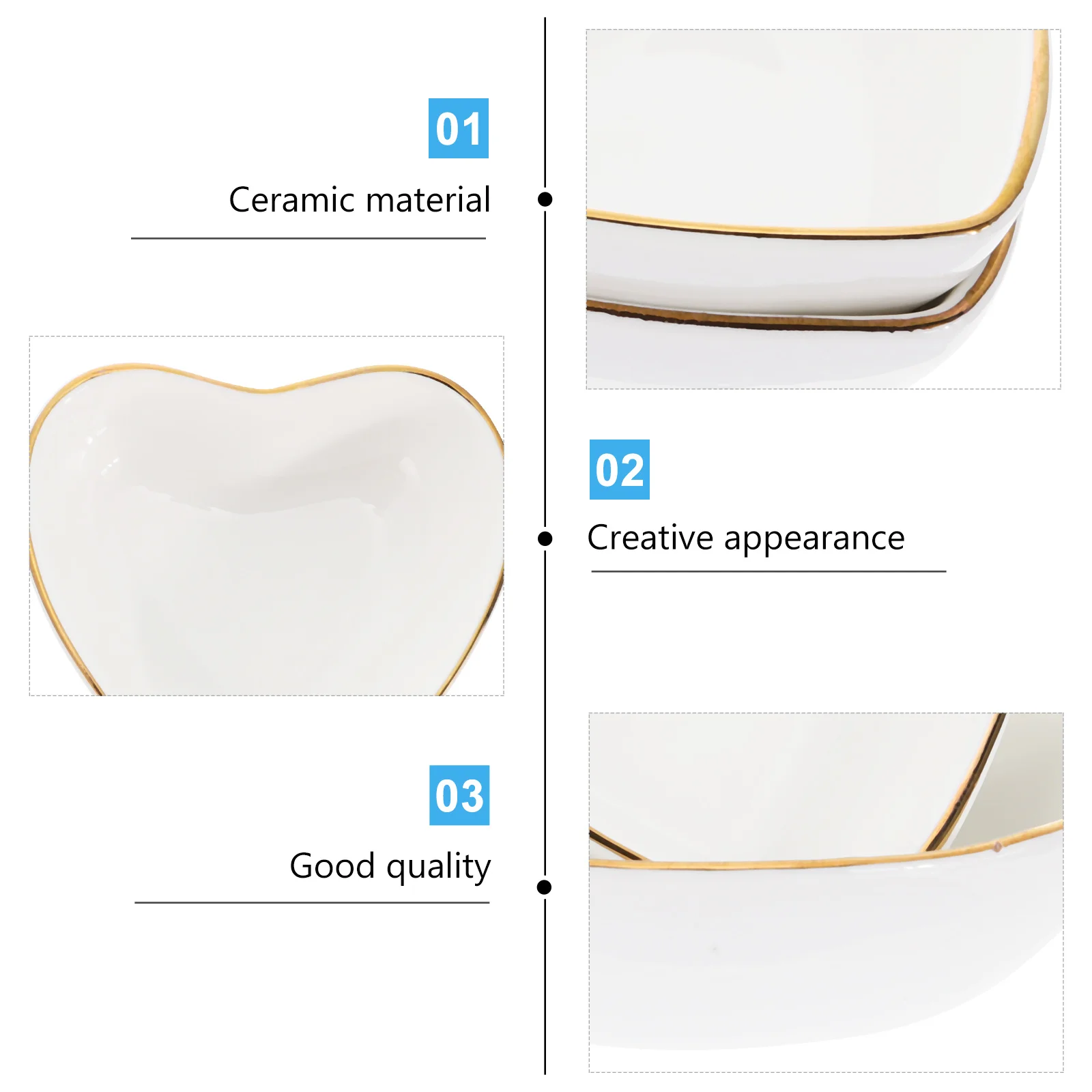 

2Pcs Ceramic Seasoning Dishes Small Plates Assorted Color Heart Shape Sauce Plates for Dipping Appetizers Condiments Food Sauce