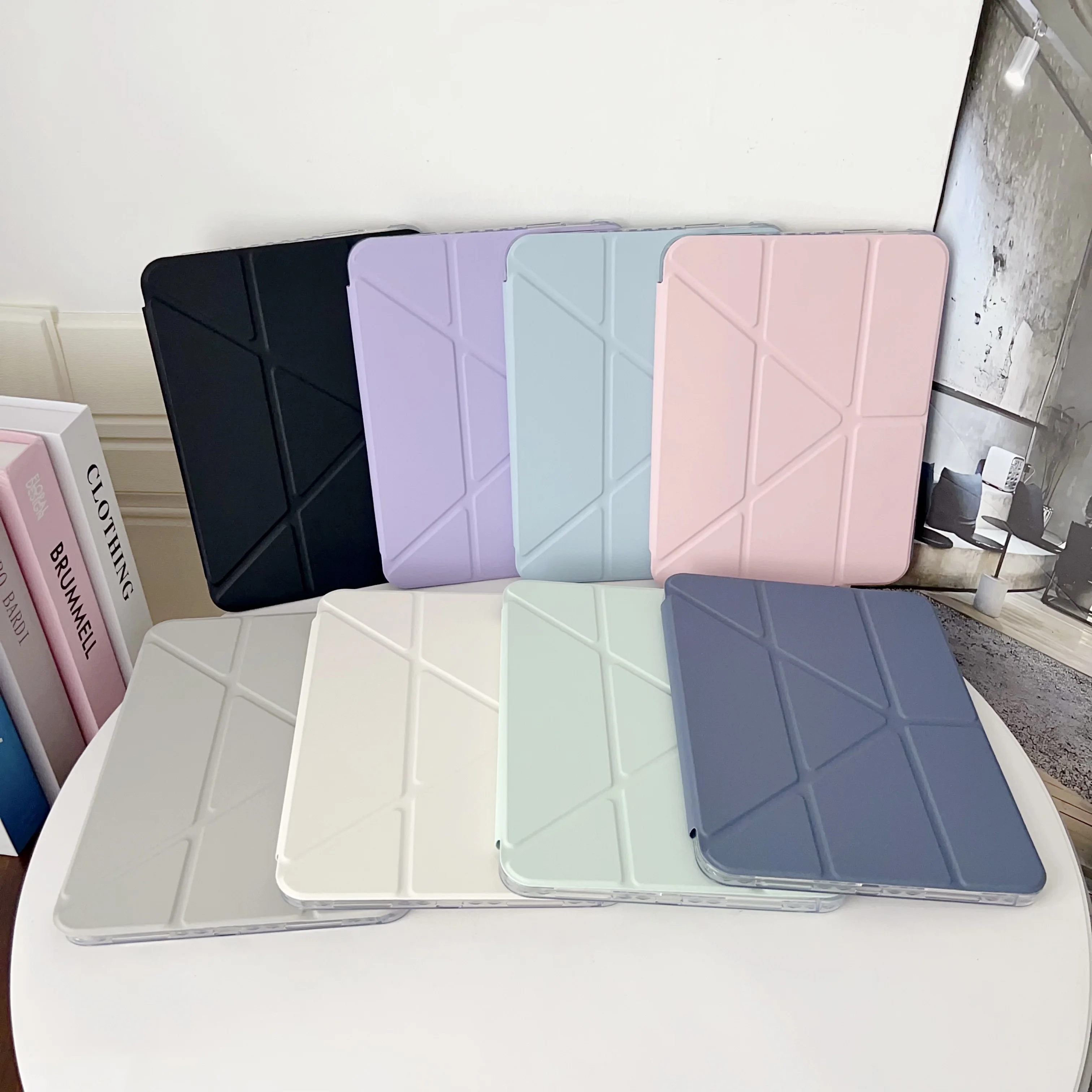 

Case for iPad Pro 11 M5 M4 4th 2th 1th Air 11 5 4 3 2 1 Stand Cover for iPad 11th 10th 10.2 9.7 6th 5th mini 7 6 with Pen Slot