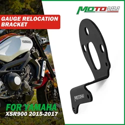 Aluminum Gauge Relocation Bracket (Centers and Lowers Dash) Odometer Gauge Mounting For YAMAHA XSR900 XSR 900 2015 2016 2017