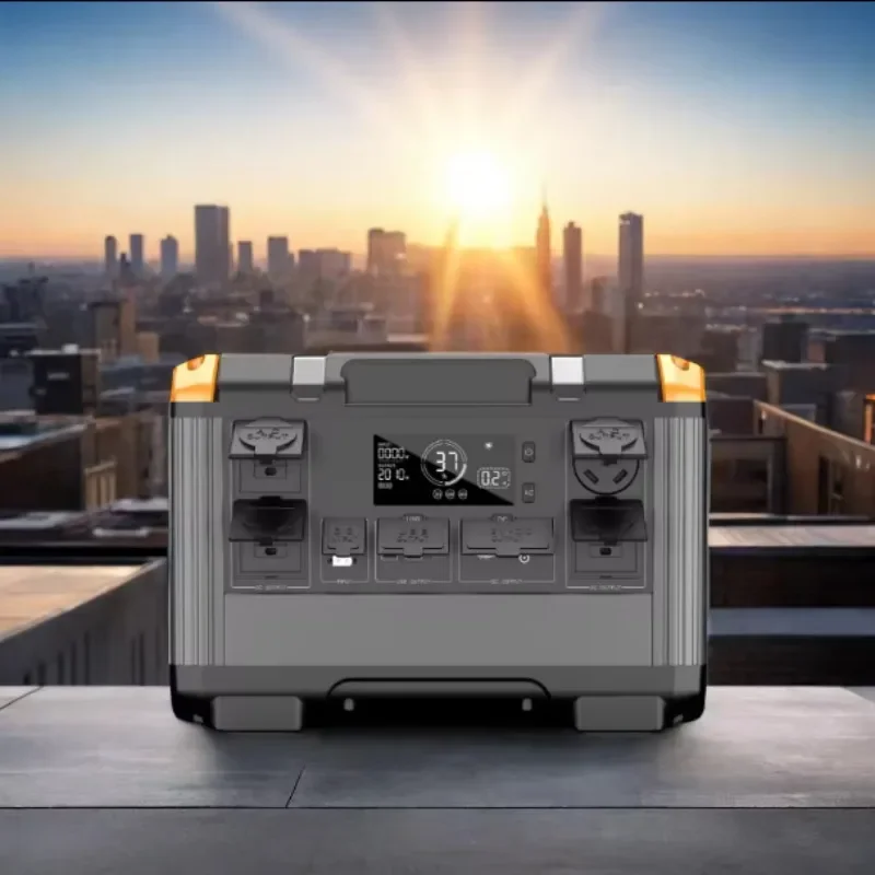 

[Hot Sale] Portable 2400 Watt Solar Generator Power Bank Cheap Price Outdoor UPS For Home Use Car Source With MPPT Controller