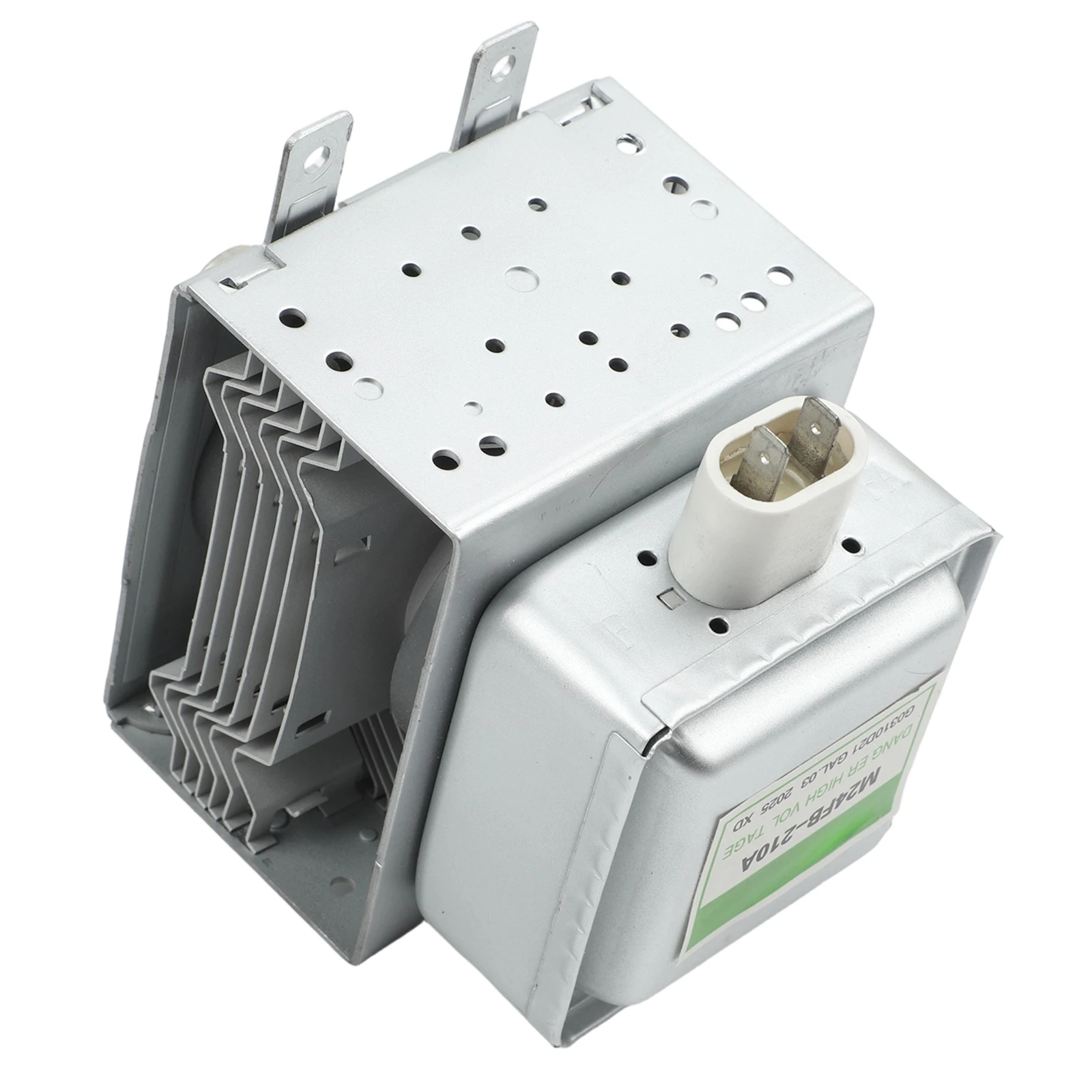 M24FB-210A Magnetron For Galanz Microwave Oven Parts Metal Silver 6 Holes Heating Component Replacement Accessory