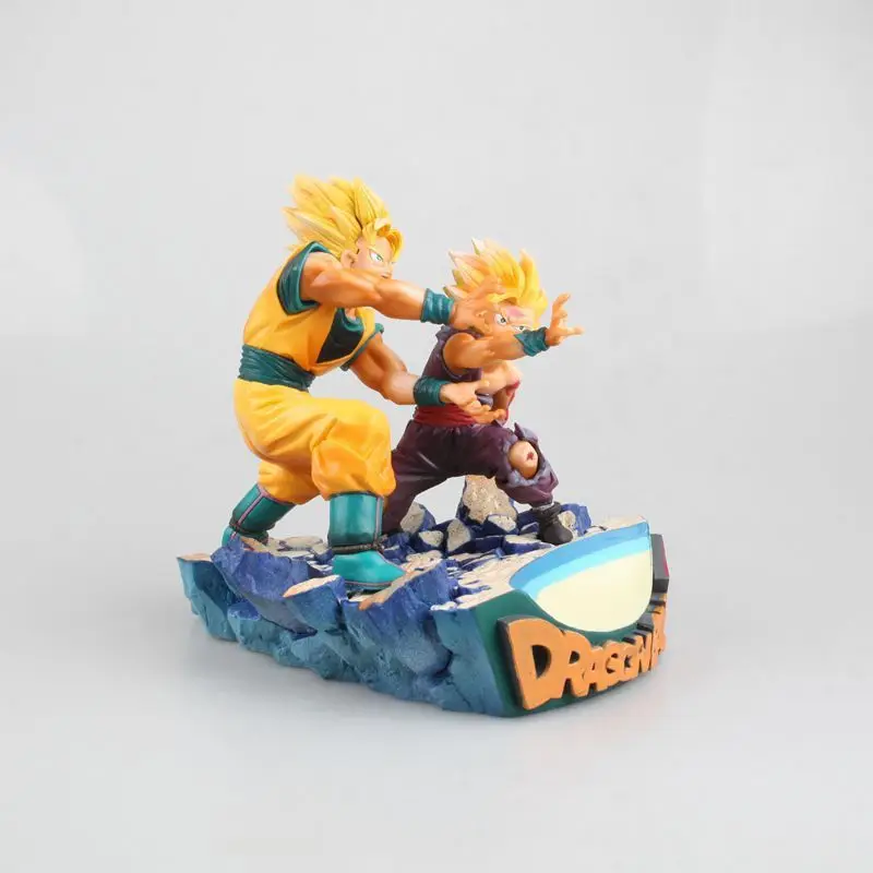 17cm Dragon Ball Father And Son Pvc Action Figure Anime Peripheral Collectible Toy Models Desktop Decorations Doll Birthday Gift