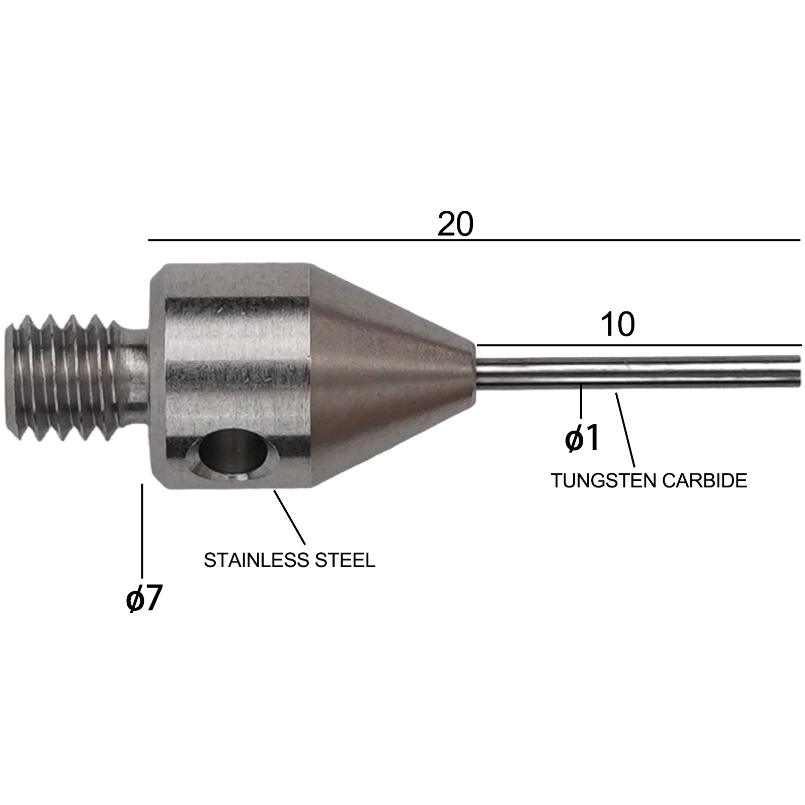 

CMM Stylus A-5004-5370 CMM Styli Thread Cylinder Diameter 1mm Carbide Stem 20mm A50045370 High-quality Tools Hot Sale