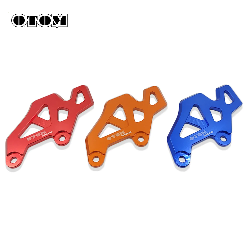 OTOM Motorbike Rear Brake Pump Protective Cover Decoration Aluminum Guard For KAYO T4 T6 K6 GUIZUN BOSUER MX4 M4 M6 Accessories