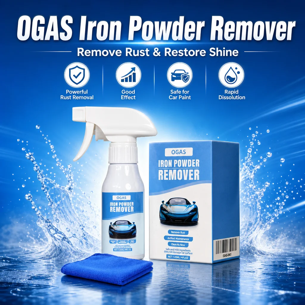 120ml Car Rust Remover Spray Anti-rust Protection Safe For Paint Metal Wheel Kitchen Hardware Multipurpose Rust Stain Cleaner With Cleaning Towel