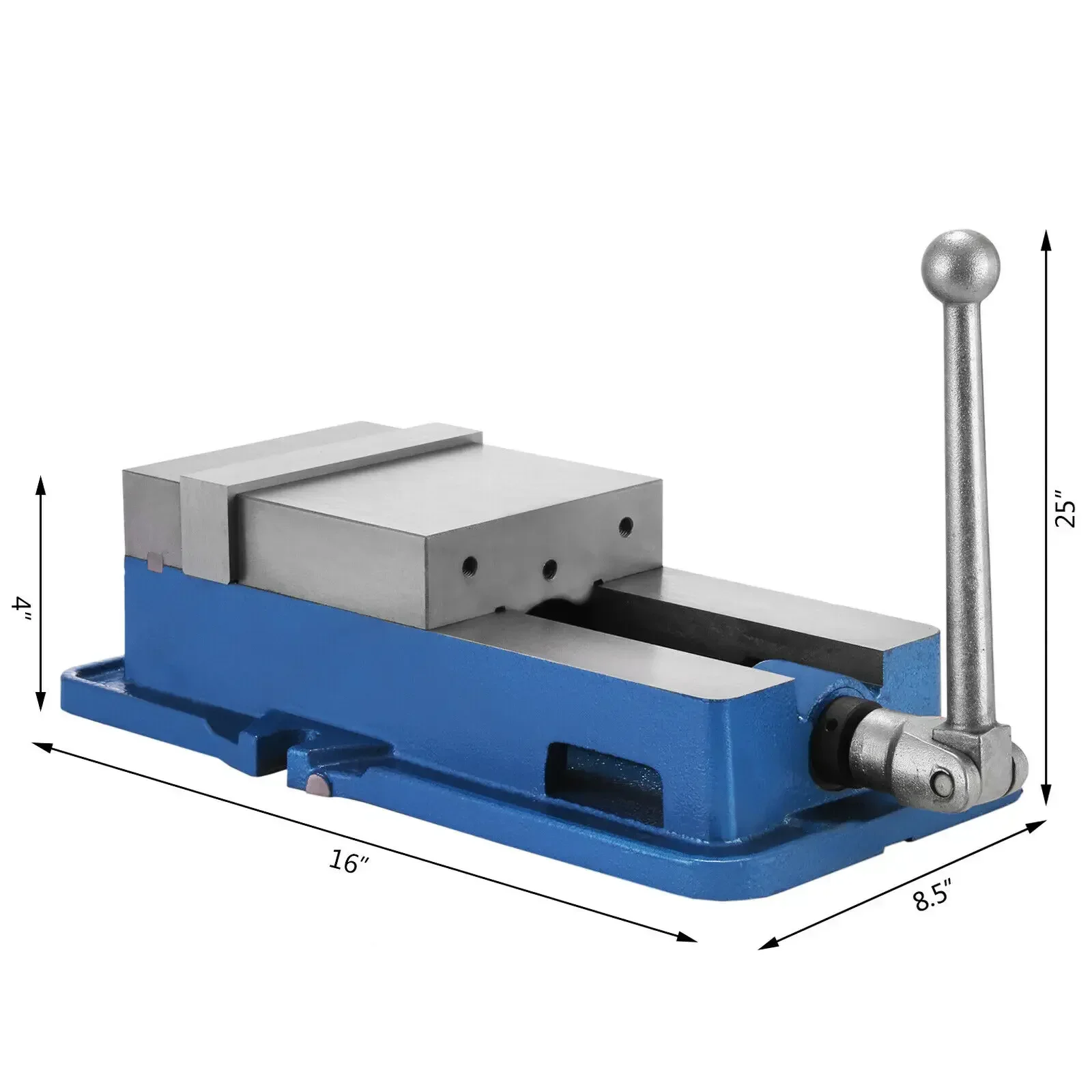 6 Inch Vise Precision Milling Drilling Machine Clamp Vice Fixed Base For CNC .0004