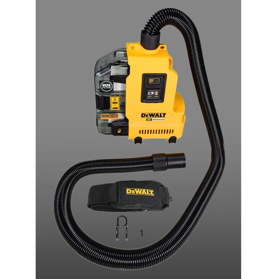 DEWALT DWH161B Brushless Cordless Universal Dust Extractor 20V MAX* (No Battery) Tool Onlyry)