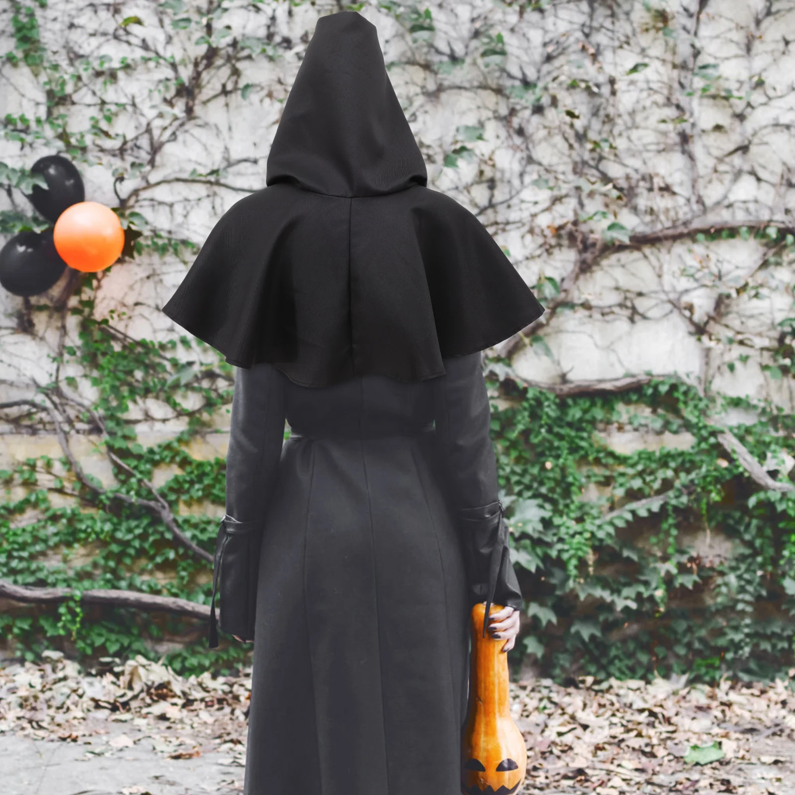 

Средневековый капюшон, один размер, подходит для большинства ветрозащитных, дышащих, моющихся, многоразовых, для Хэллоуина, ведьмы, косплея, вечеринки, ролевых игр