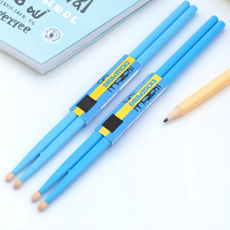 

2Pairs Drum Stick Maple Wood Drumsticks Light Comfortable Non-Slip Percussion Instrument Sticks Suitable for Beginners Students