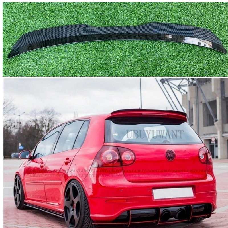 UBUYUWANT Für VW Golf 5 GTI mk5 Spoiler Hohe Qualität ABS Gloosy Schwarz MK5 R32 Sport Dach Lip Spoiler auto Schwanz Flügel Dekoration
