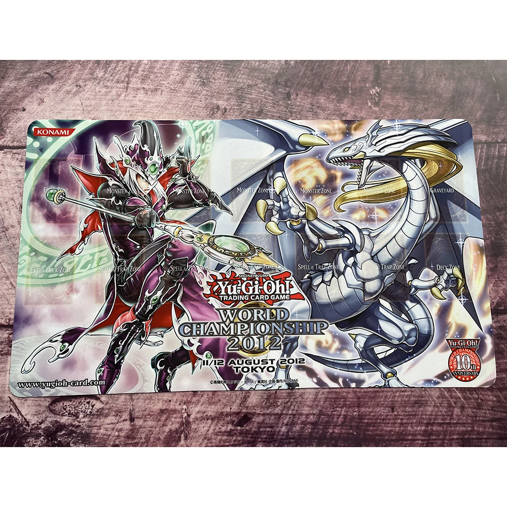 

Yu-Gi-Oh Magician Legendary Dragon of White Card Pad Playmat YGO Mat KMC TCG YuGiOh Mat-307