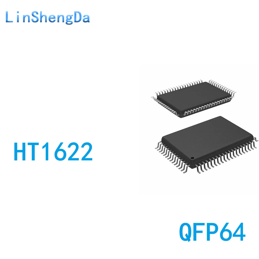 10PCS LCD LCD driver chip IC HT1622 QFP64