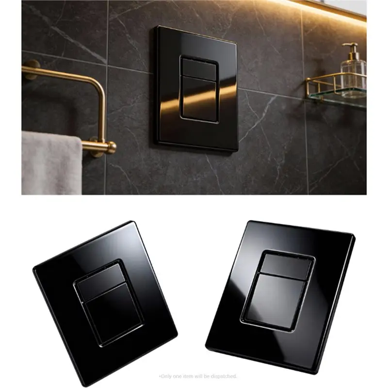 

Кнопка двойного смыва F-3C для Grohe SKATE COSMOPOLITAN 38966KF0, черная, совместимая с аксессуарами для унитаза