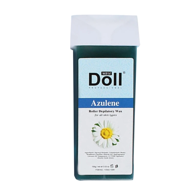 خرطوشة إزالة الشعر بالشمع كريم شمع لازالة الشعر الطبيعي مزيل شعر الجسم الطبيعي بكرة تسخين شمع للنساء والرجال 918D