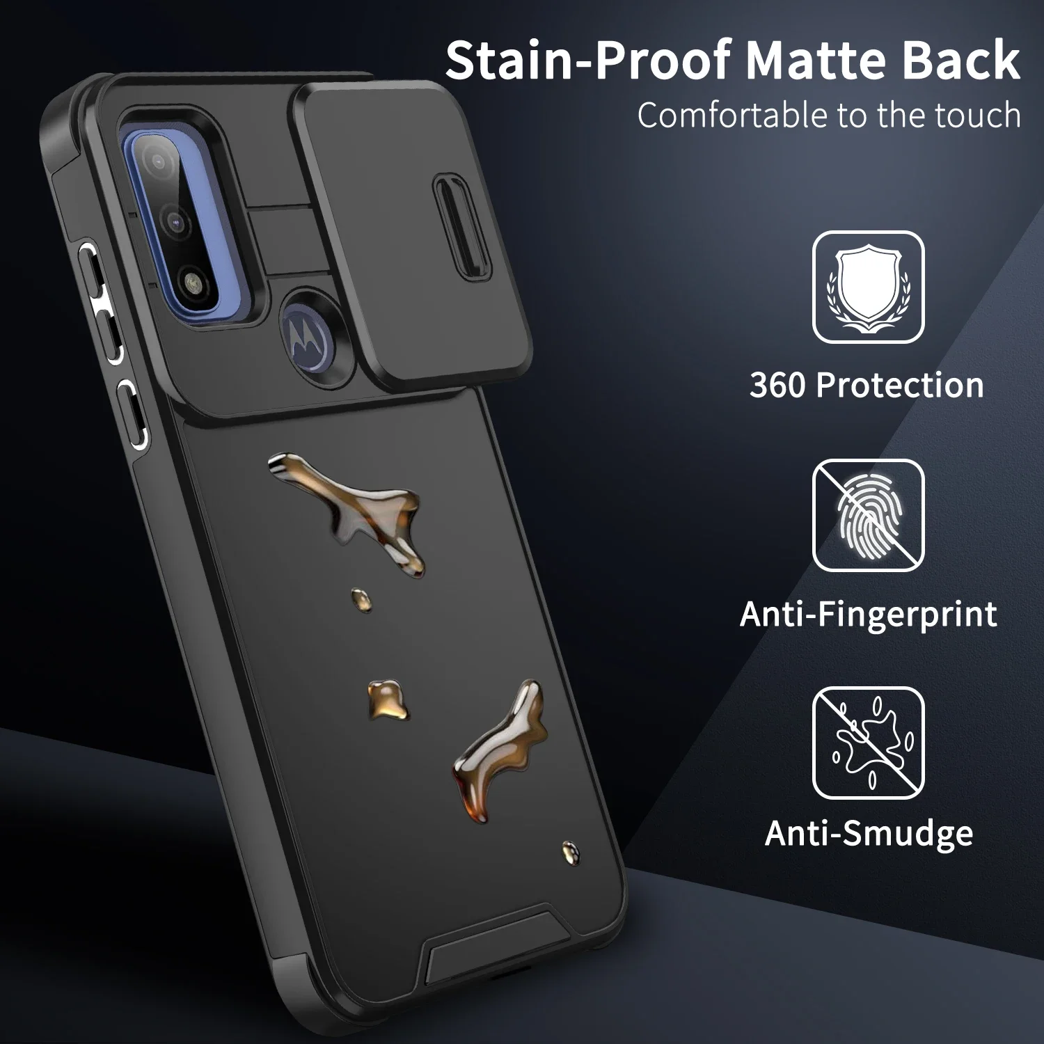 

Lens Protection Phone Case For Motorola MOTO G Power 5G 2024 2025 2023 2022 Back Cover Cases Silicone Edge Airbag Bumper Shell