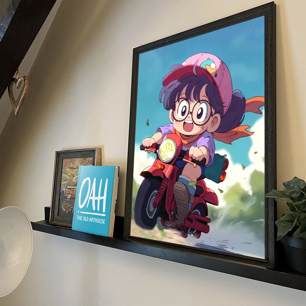 Cartoon Dr Slump Arale Whitepaper Poster HD Quality Poster Wall Art Painting Study Room Wall Decor