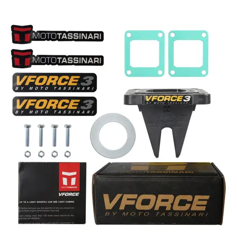 V384A V-Force мотоциклетная клетка, герконовый клапан Vforce 3, углеродное волокно для Kawasaki KX80 KX85 KX100 RM100 Modenas Dinamik 125