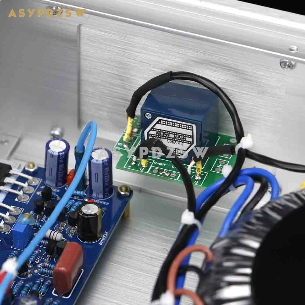 HIFI L50 Стерео полный мост комбинированный усилитель мощности с 4-сторонним входом/SPK защита 500 Вт 8 Ом