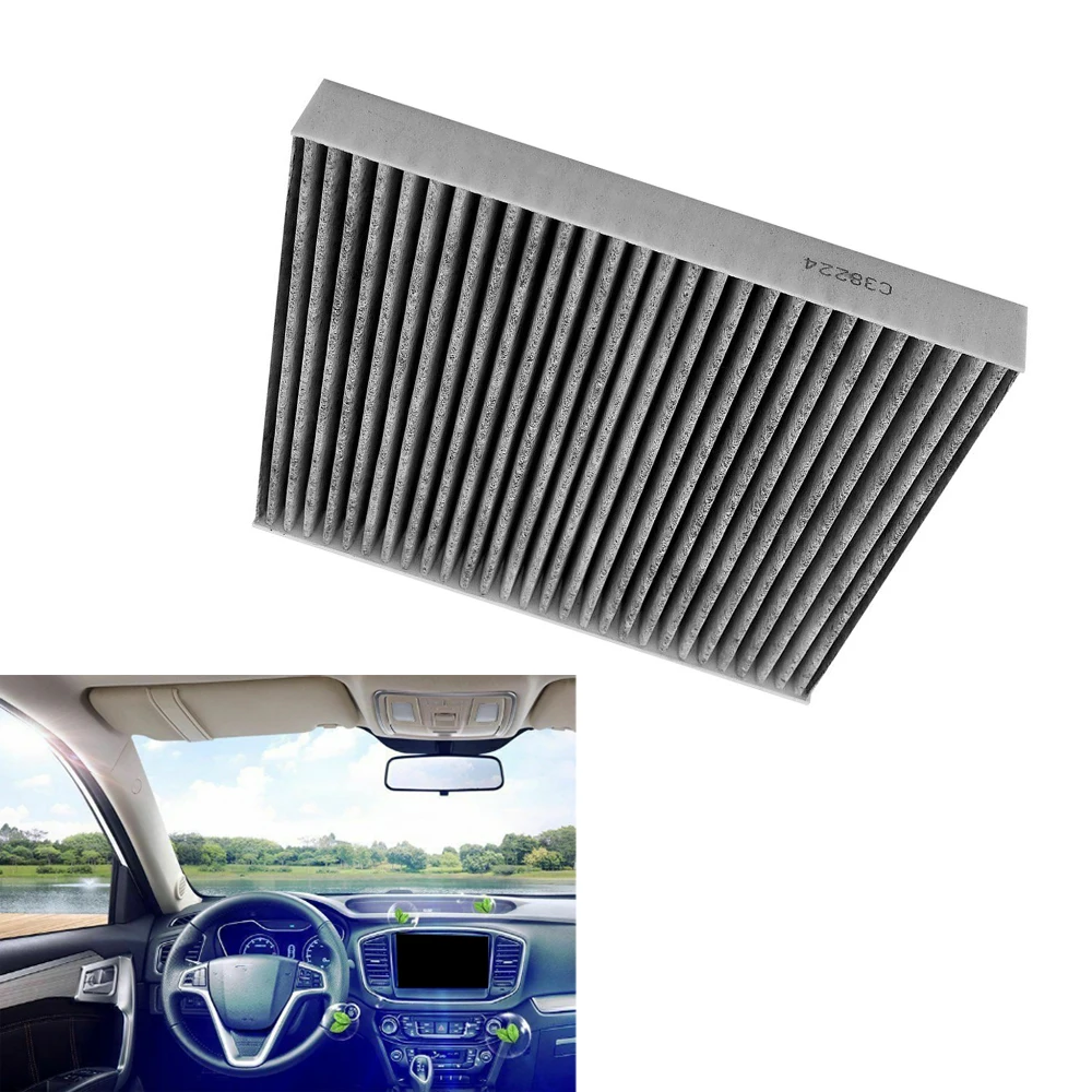 1Pcs Carbon Cabin Air Filter 13356914 For Chevy Silverado Cruze Equinox Impala Malibu Tahoe Car Accessories