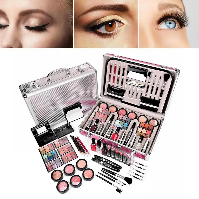 Make-Up Kit Voor Tieners 68 Stks/set Alles In 1 Make-Up Set Make-Up Kits Voor Dagelijkse Of Festival Make-Up Voor Tienermeisjes En Vrouwen Oogschaduw