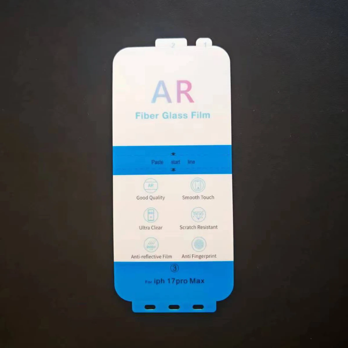 2 Stücke HD Verbesserung Anti-Reflexion AR Film Für iPhone 17 Pro Max Anti-Reflektierende Film Für iPhone Air Screen Protector Fix Tools