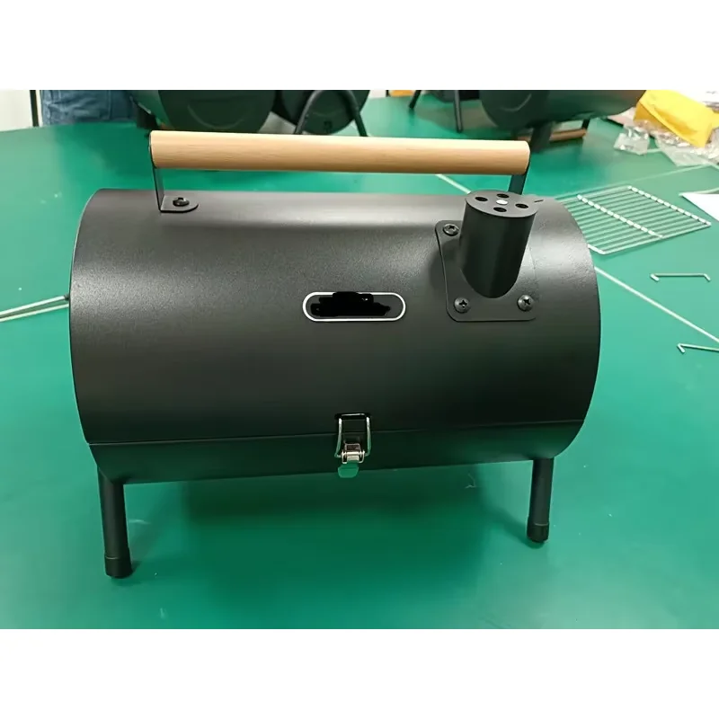 

Portable desktop barbecue grill with chimney brother stove camp camping professional high temperature
