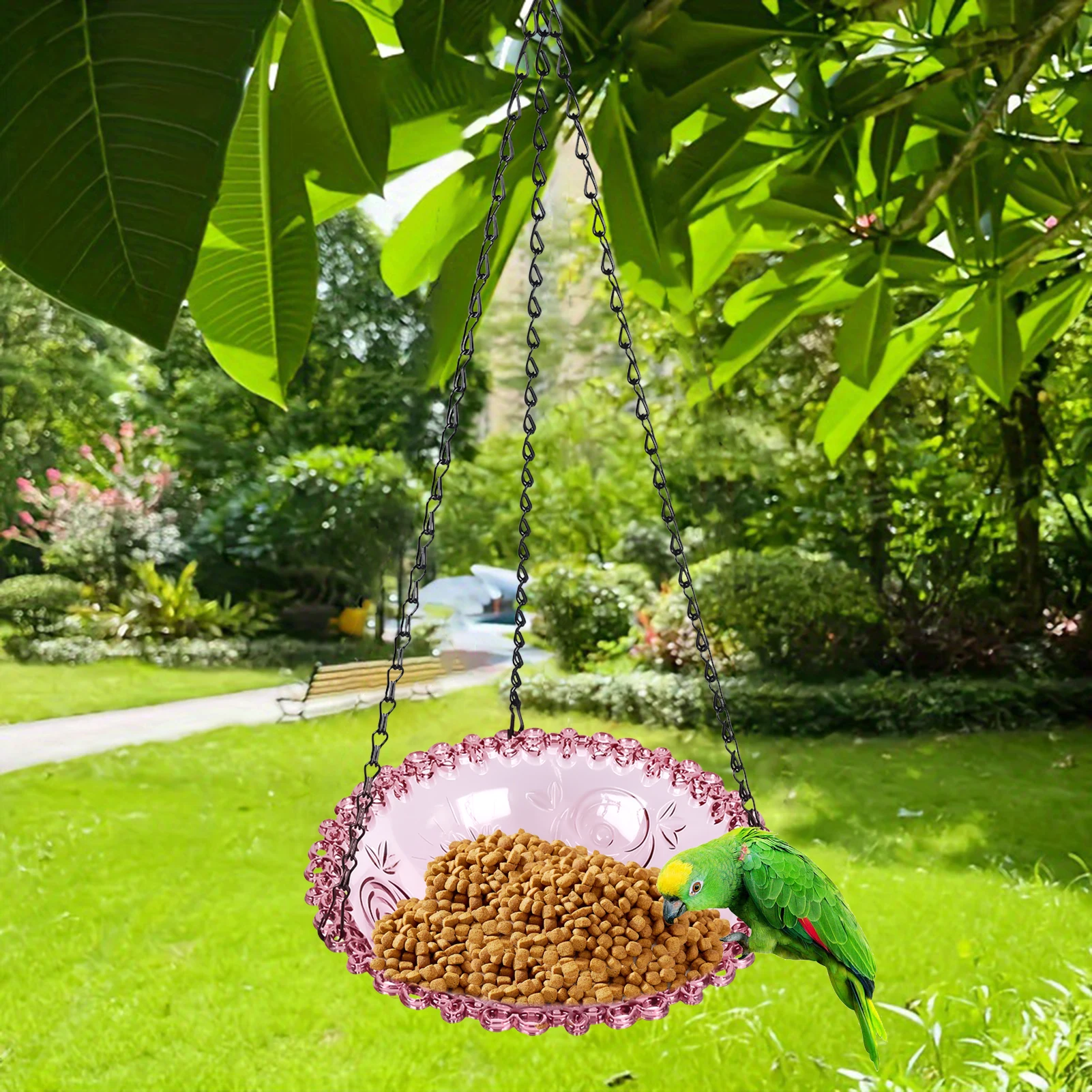 Hangable Outdoor Bird Feeders Lightweight Material Practical Oriole Feeders for Children Girls Boys Party Gift