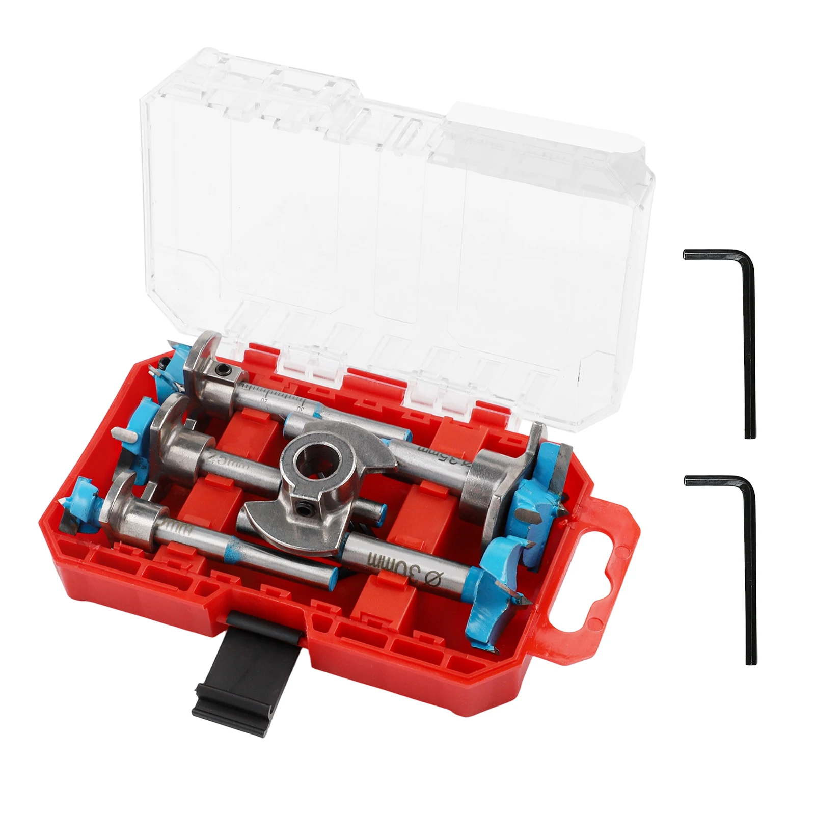 

Набор сверл по дереву с твердосплавным наконечником 1535 мм, 5 шт. и шестигранным хвостовиком для точной резки отверстий из дерева и композитных материалов