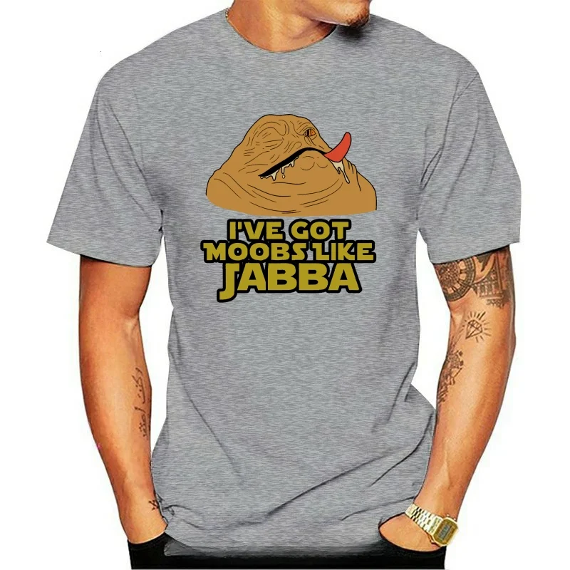 New Unisex Mens Moobs Like Jabba Funny Parody Kahki T ShirtNew Arrival Informal fashion men manga clothes harajuku Short Sleeve