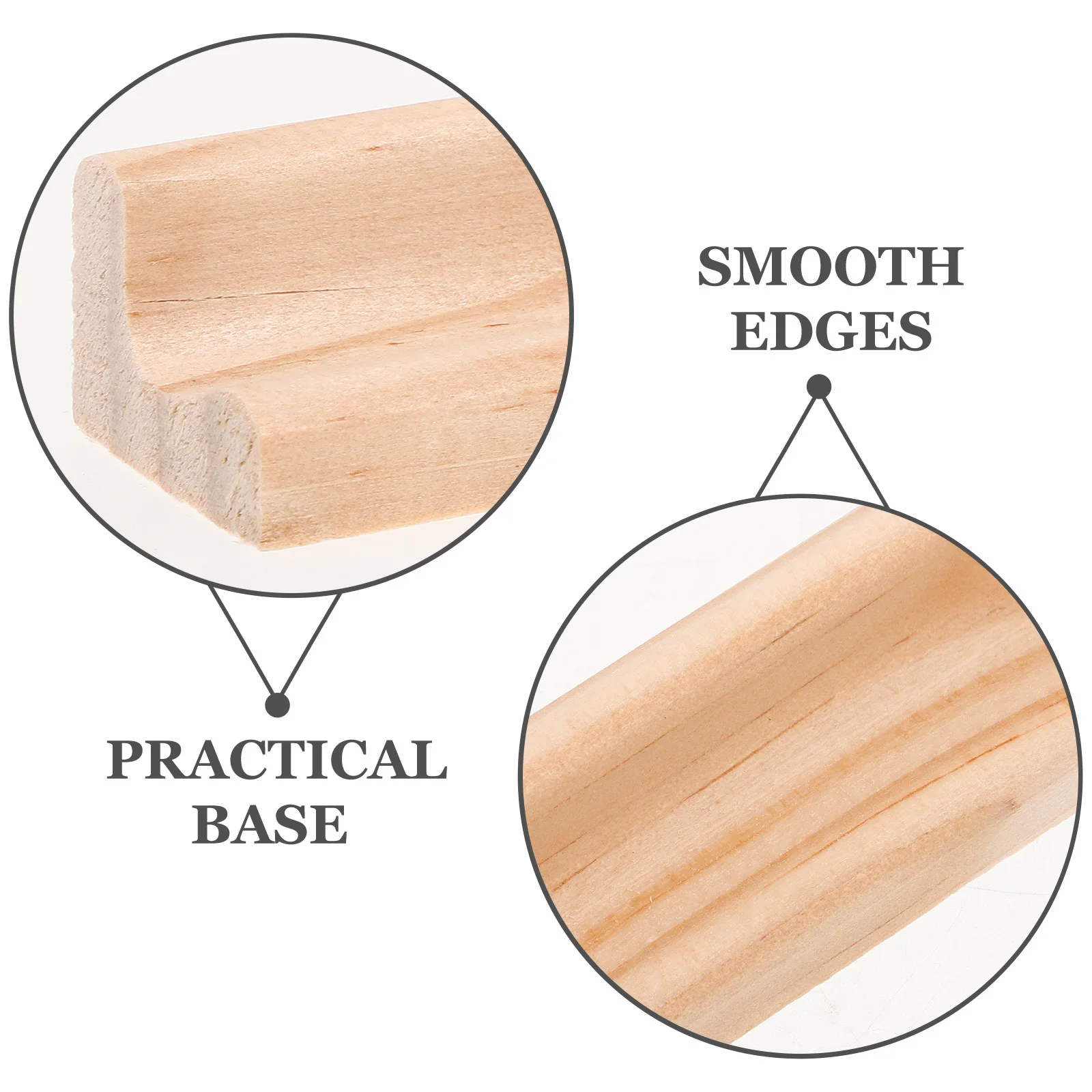 

10pcs 19Cm Wooden Display Rack Natural Wood Alphabet Base For Kids Learning Diy Wood Crafts Decor Letters Display Stand English