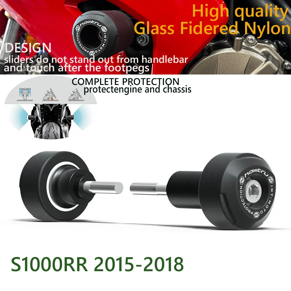 

For BMW S1000RR 2015-2018 High Quality Crash Protection Bobbins Sliders