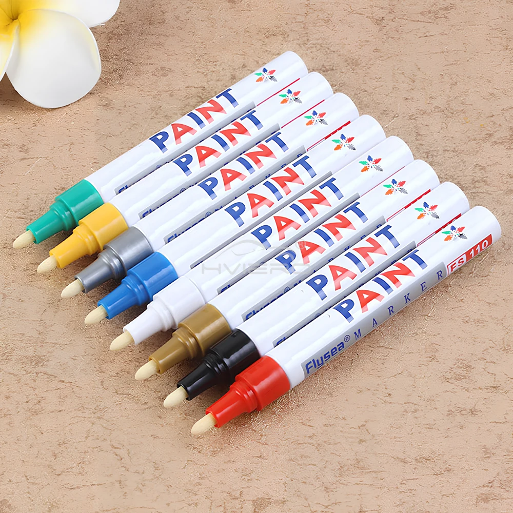 Colorful Polishing Waxing Sponge Paint Marker Ing Pens Permanent Waterproof Tyres Car Doodles Oil Cleaner Polishes Multipurpose