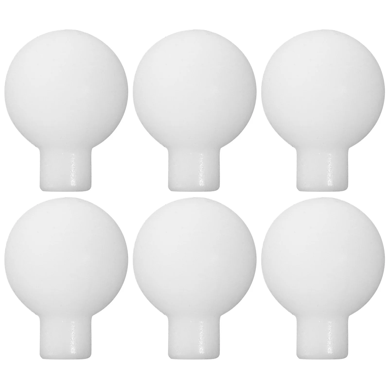100Pcs LED Lamp Bead Cover 1.9cm Frosted Globe Light Cover String Lamp Shade Replacement for DIY Home Garden Decoration
