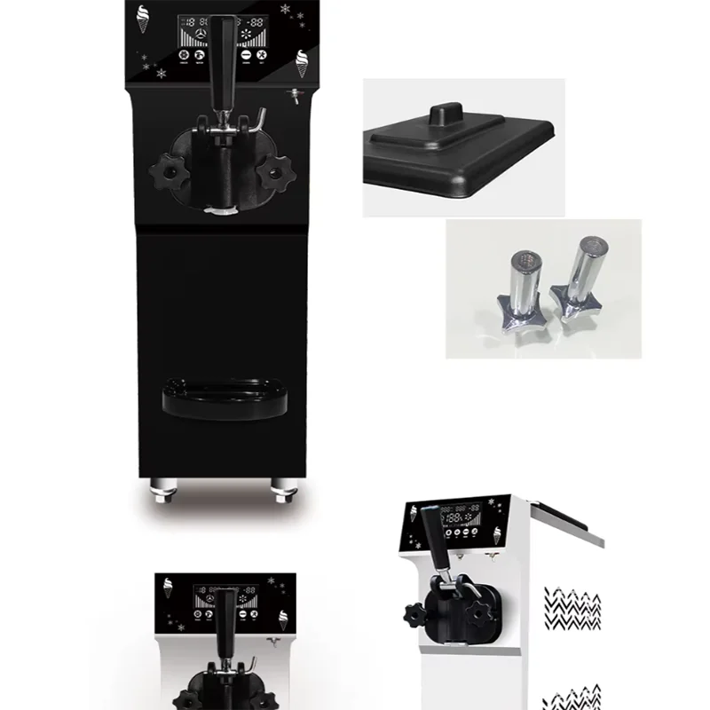 Home Use Table Top Small Mini Single Nozzle Color Panel Small Ice   Cream Machine Wholesale Price