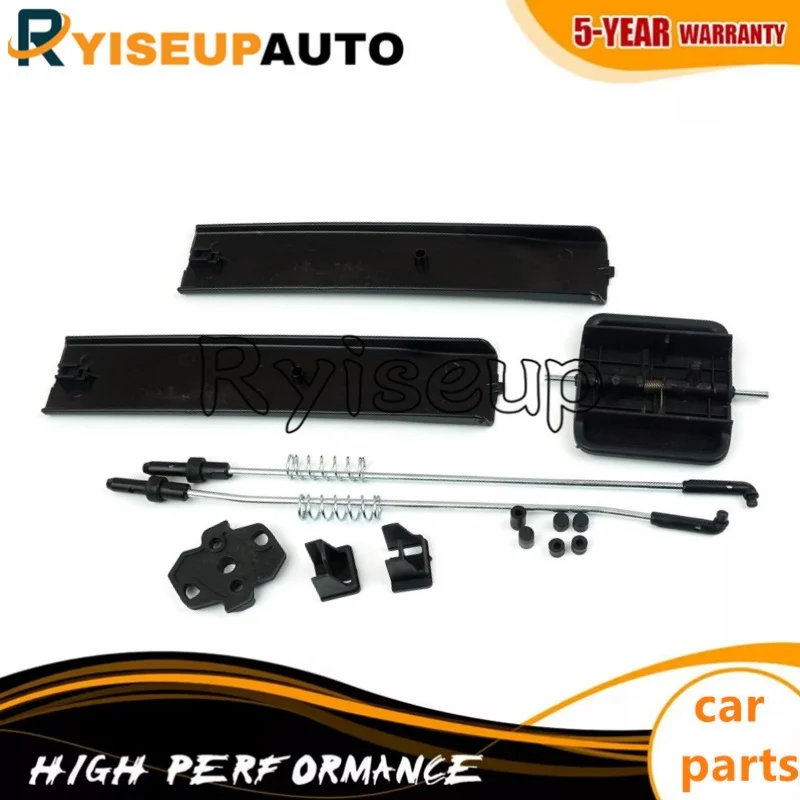 New Car Sliding Window Latch Cover Set Repair Kit for VW Transporter Multivan Caravelle T5 T6 7H0847788A 7H0847785 7H0847781B