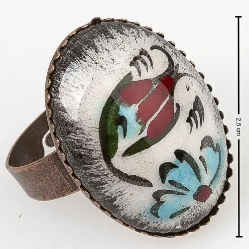 Tulip Tile Ring