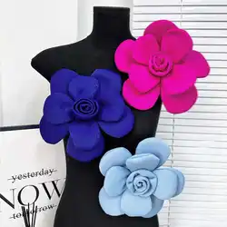 Three dimensional large flowers, chest flower clothing, dress sewing, handbag, DIY accessories